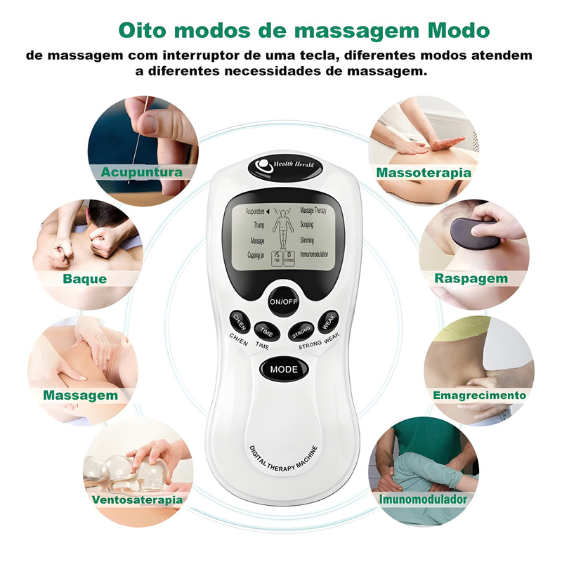 ShockFisio TENS - Aparelho de Fisioterapia Portátil (COMPRE AGORA MESMO E GANHE 5 BRINDES + FRETE GRÁTIS)