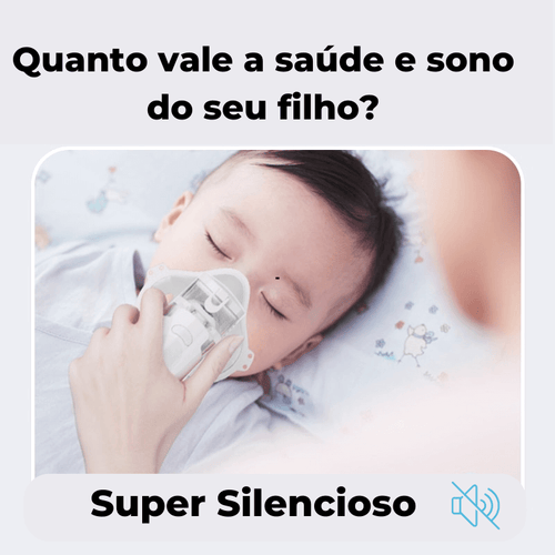 Inalador Nebulizador ZenLife - Modo Oscilatório e Ultrassônico
