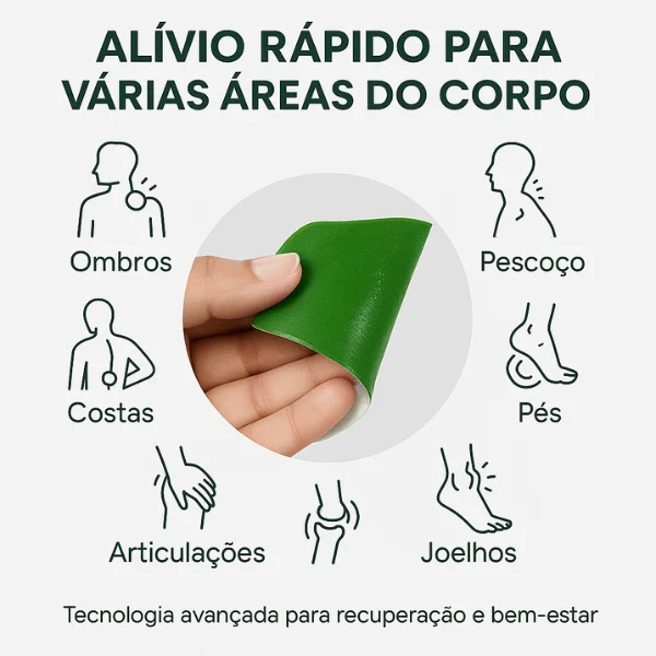 ZENFLEX™ – Adesivos para dores intensas no Joelho