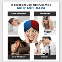 Touca de Alívio de Enxaquecas em Gel Quente e Frio