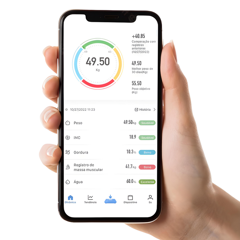 Balança SmartBody com Bioimpedância