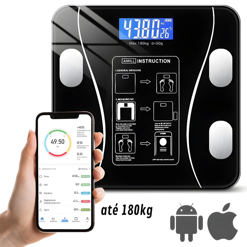 Balança SmartBody com Bioimpedância