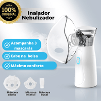 Inalador Nebulizador ZenLife - Modo Oscilatório e Ultrassônico