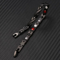 Ímãs de energia na moda pulseira para homens pulseiras de emagrecimento torcid