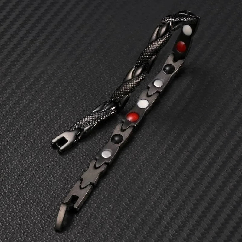 Ímãs de energia na moda pulseira para homens pulseiras de emagrecimento torcid