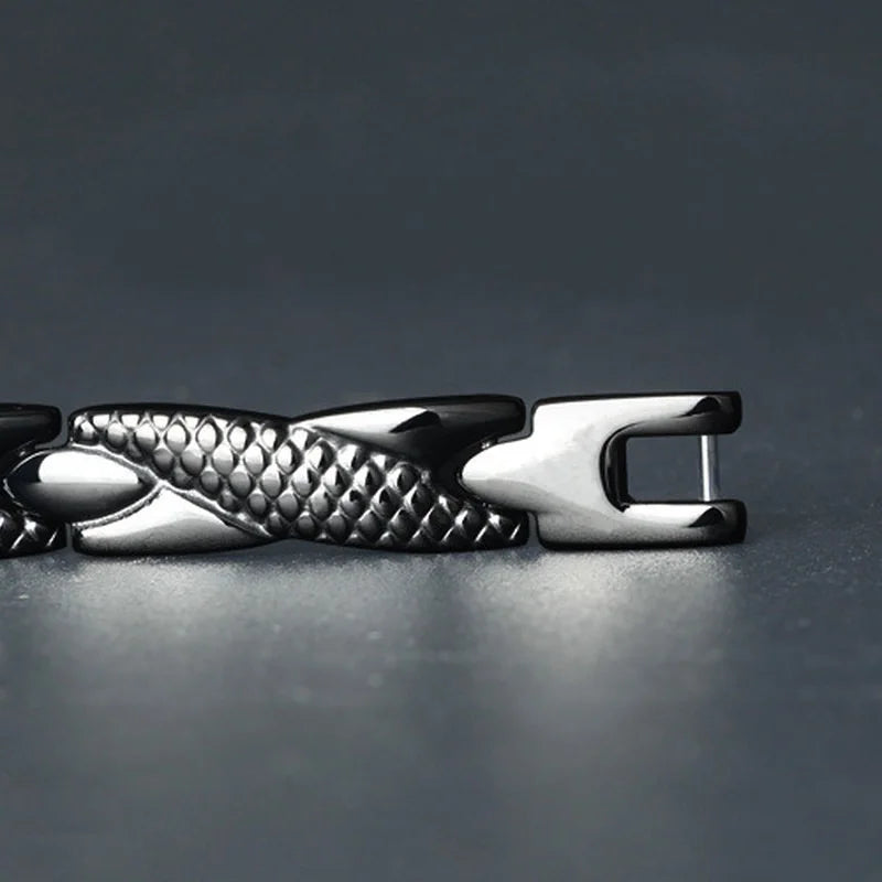 Ímãs de energia na moda pulseira para homens pulseiras de emagrecimento torcid