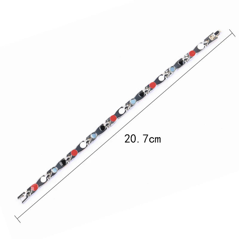 Ímãs de energia na moda pulseira para homens pulseiras de emagrecimento torcid