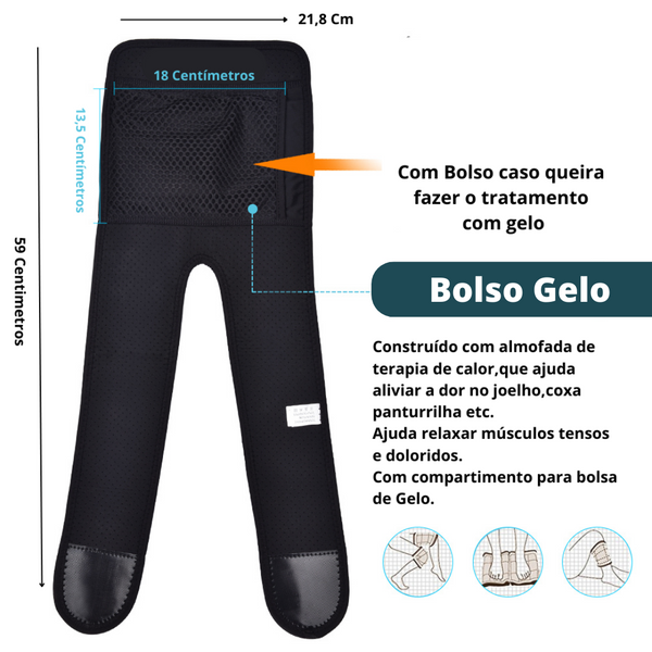 Joelheira Terapêutica Com Aquecimento - ZenLife