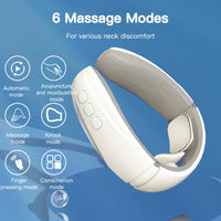 Neck Shoulder Massager Deep Tissue Shiatsu Back Cervical Massage Machine Bionic Heated Fatigue Relief Relax Muscle ﻿3-Level ﻿