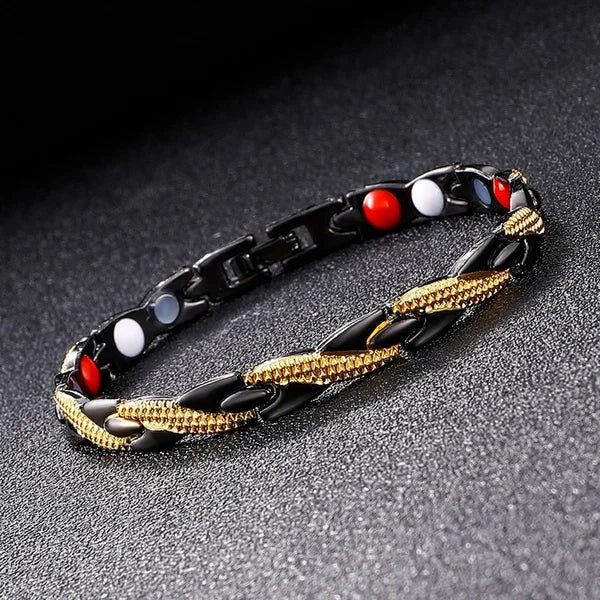 Ímãs de energia na moda pulseira para homens pulseiras de emagrecimento torcid