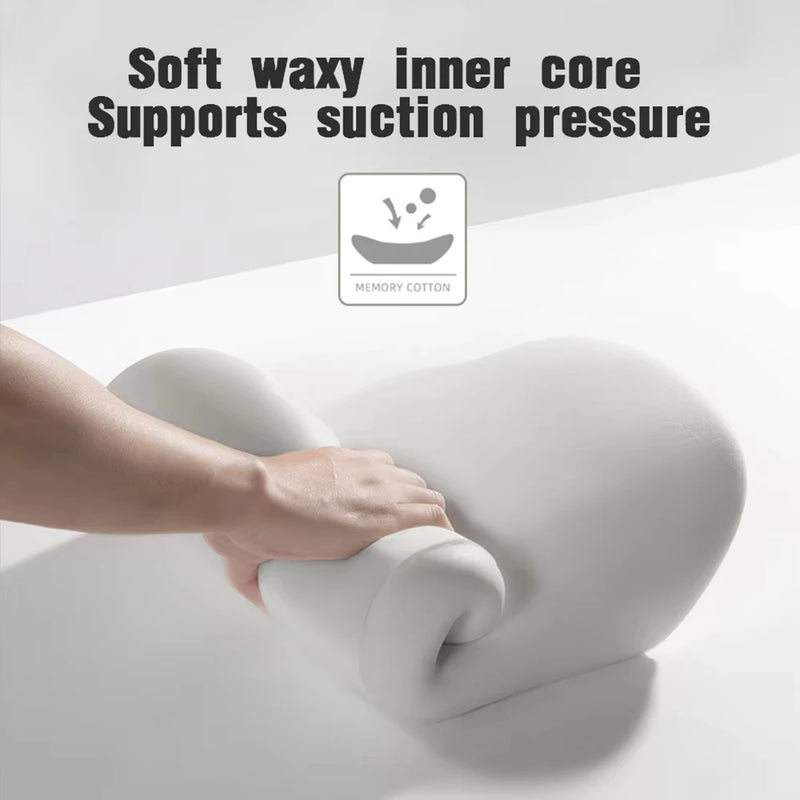 2024 Memory Foam Car Neck Pillow Protective Lumbar Back Support Breathable Car Headrest Cushion Relieve Stress Car Seat Pillow