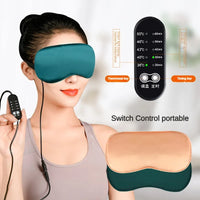 Silk Sleep Mask USB Heated Eye Heating Mask Hot Steam Compress Eyes Cover Sleeping Silk Electrical Temperature Control Blindfold