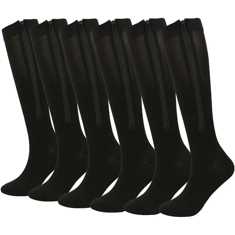 Meias de Compressão ZipperComfort - 03 Pares