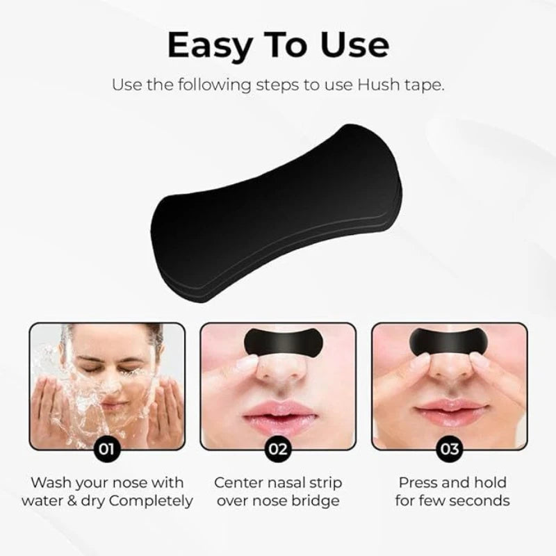 30/60PCS Breath Nasal Strips Relieve Nasal Congestion Anti-Snoring Nose Patches Good Sleeping Product Easier Sleep Aid Decive