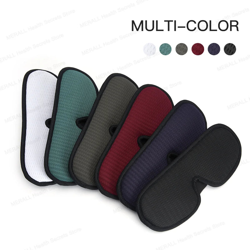 3D Sleep Eye Mask Soft Memory Foam Travel Blindfold Face Eyepatch for Sleeping Aid Comfortable Eye Shades Gift Improve Sleep Qua