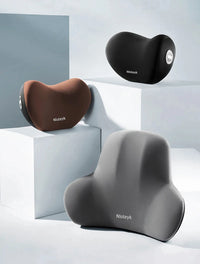 2024 Memory Foam Car Neck Pillow Protective Lumbar Back Support Breathable Car Headrest Cushion Relieve Stress Car Seat Pillow