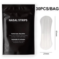 30/60PCS Breath Nasal Strips Relieve Nasal Congestion Anti-Snoring Nose Patches Good Sleeping Product Easier Sleep Aid Decive