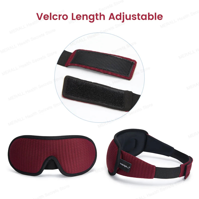 3D Sleep Eye Mask Soft Memory Foam Travel Blindfold Face Eyepatch for Sleeping Aid Comfortable Eye Shades Gift Improve Sleep Qua