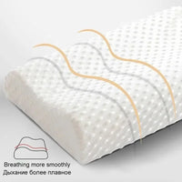 Long Pillow Memory Foam Bedding Pillow Neck Protection Slow Rebound Shaped Maternity Pillow For Sleeping Orthopedic Pillows