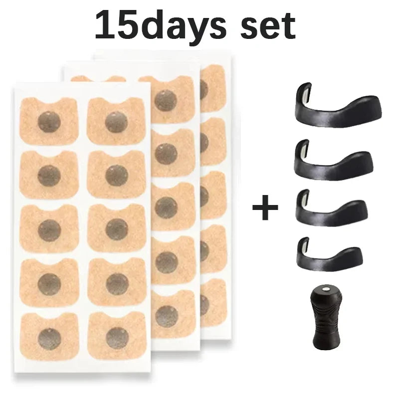 5/15/30days Magnetic Nasal Dilator Starter Kits Increase Air Intake Improve Sleeping Reduce Snoring Breathing Refill Nose Clip