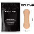 30/60PCS Breath Nasal Strips Relieve Nasal Congestion Anti-Snoring Nose Patches Good Sleeping Product Easier Sleep Aid Decive