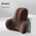 2024 Memory Foam Car Neck Pillow Protective Lumbar Back Support Breathable Car Headrest Cushion Relieve Stress Car Seat Pillow