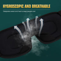 3D Sleep Eye Mask Soft Memory Foam Travel Blindfold Face Eyepatch for Sleeping Aid Comfortable Eye Shades Gift Improve Sleep Qua
