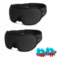 3D Sleep Eye Mask Soft Memory Foam Travel Blindfold Face Eyepatch for Sleeping Aid Comfortable Eye Shades Gift Improve Sleep Qua
