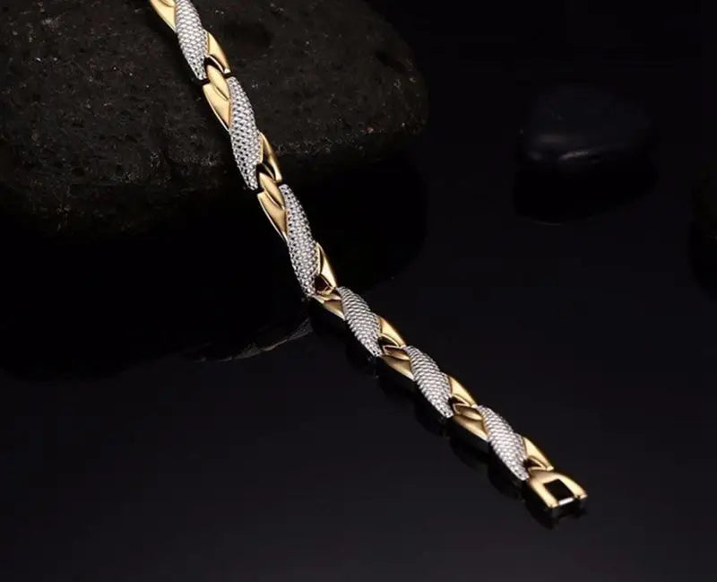 Ímãs de energia na moda pulseira para homens pulseiras de emagrecimento torcid