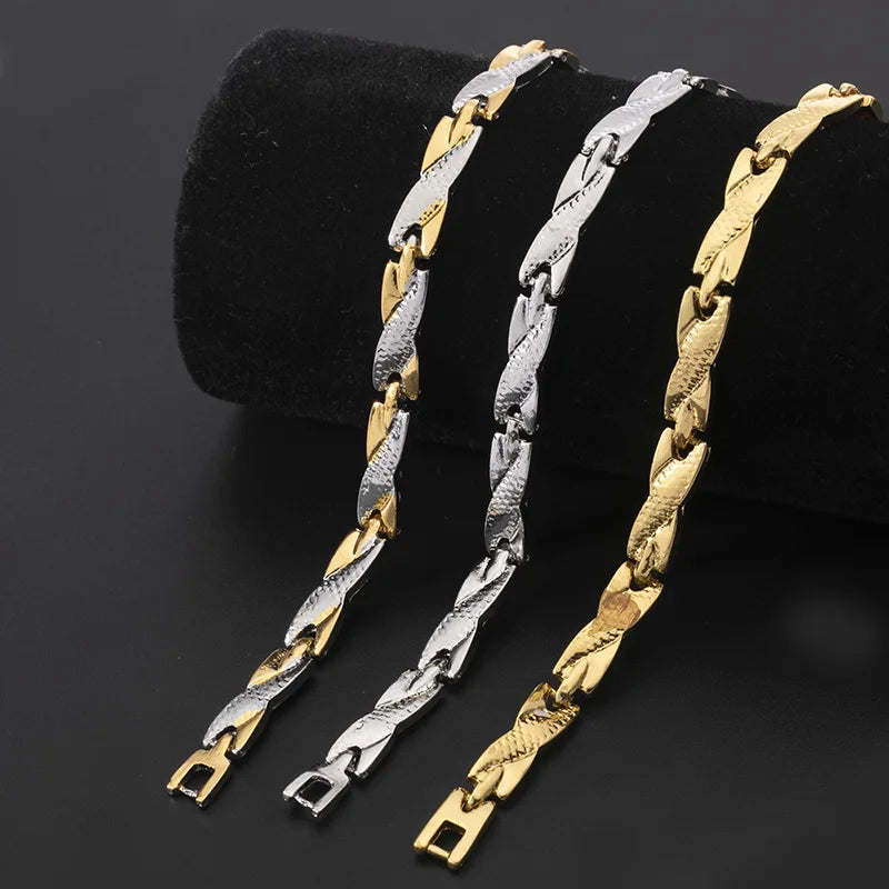 Ímãs de energia na moda pulseira para homens pulseiras de emagrecimento torcid