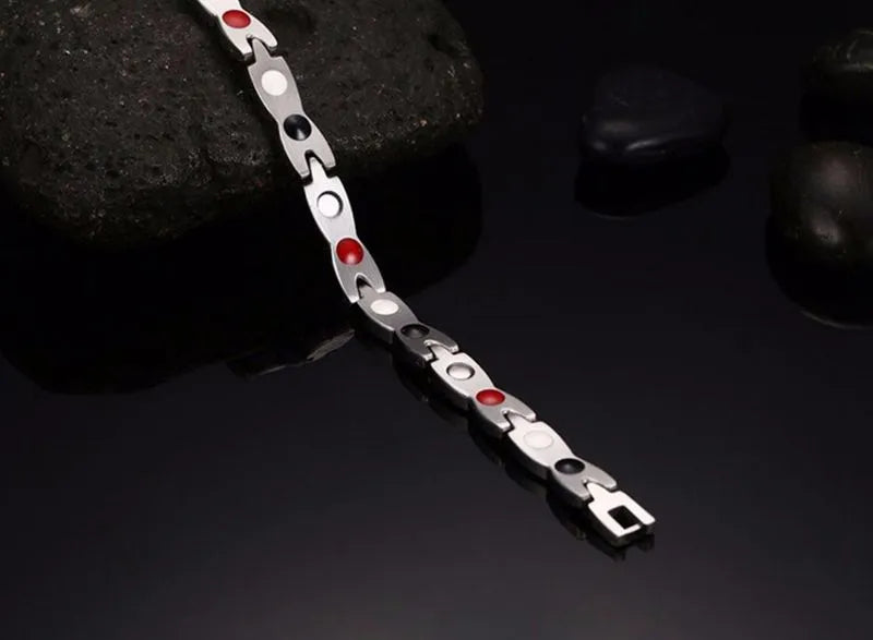 Ímãs de energia na moda pulseira para homens pulseiras de emagrecimento torcid