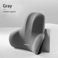 2024 Memory Foam Car Neck Pillow Protective Lumbar Back Support Breathable Car Headrest Cushion Relieve Stress Car Seat Pillow