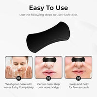 30/60PCS Breath Nasal Strips Relieve Nasal Congestion Anti-Snoring Nose Patches Good Sleeping Product Easier Sleep Aid Decive
