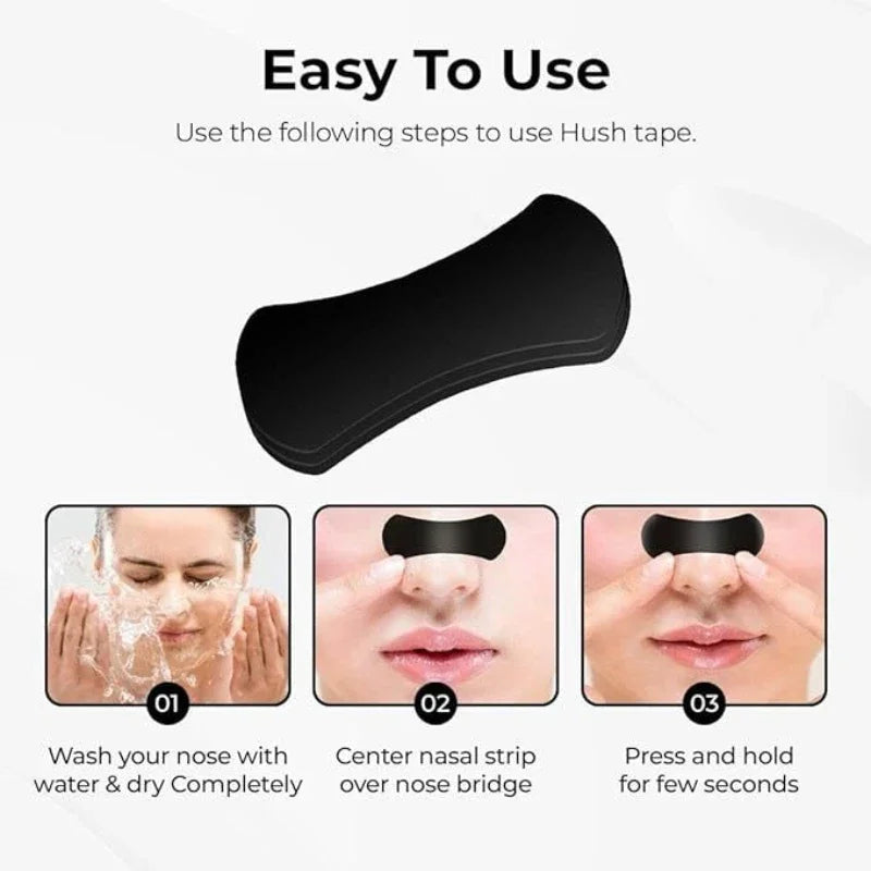 30/60PCS Breath Nasal Strips Relieve Nasal Congestion Anti-Snoring Nose Patches Good Sleeping Product Easier Sleep Aid Decive