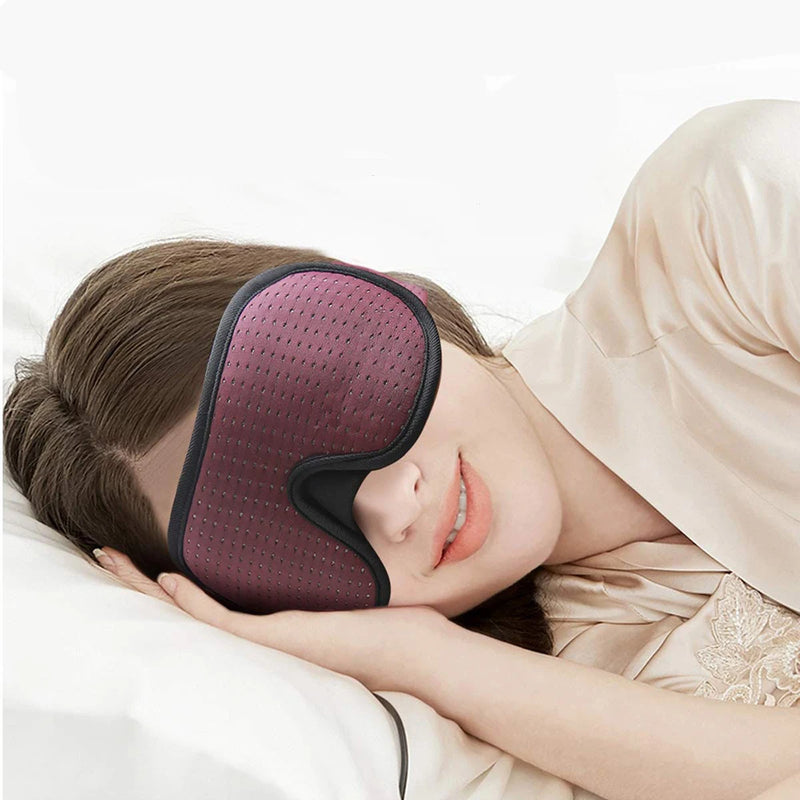 3D Sleep Eye Mask Soft Memory Foam Travel Blindfold Face Eyepatch for Sleeping Aid Comfortable Eye Shades Gift Improve Sleep Qua