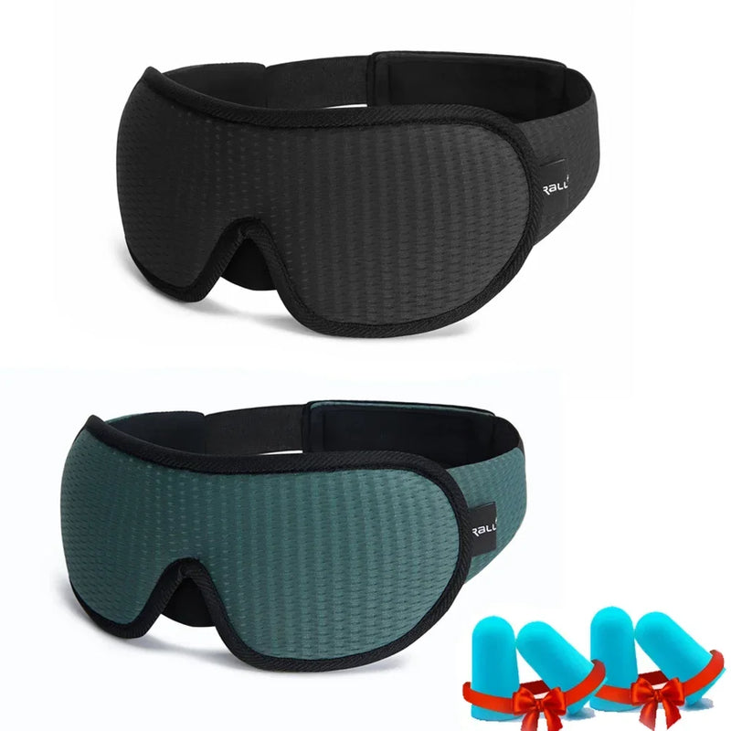 3D Sleep Eye Mask Soft Memory Foam Travel Blindfold Face Eyepatch for Sleeping Aid Comfortable Eye Shades Gift Improve Sleep Qua