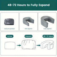 Reading Pillow for Gaming, Extra Large Arm Rest Pillow for Adult, Memory Foam Bed Rest Pillow for Reading, Working,with Rem，1 PC