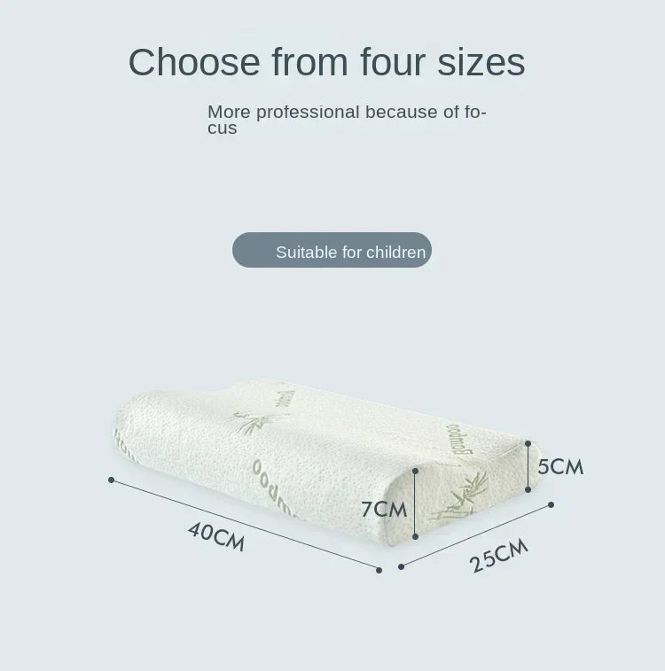 Long Pillow Memory Foam Bedding Pillow Neck Protection Slow Rebound Shaped Maternity Pillow For Sleeping Orthopedic Pillows