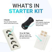 5/15/30days Magnetic Nasal Dilator Starter Kits Increase Air Intake Improve Sleeping Reduce Snoring Breathing Refill Nose Clip