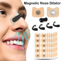 5/15/30days Magnetic Nasal Dilator Starter Kits Increase Air Intake Improve Sleeping Reduce Snoring Breathing Refill Nose Clip