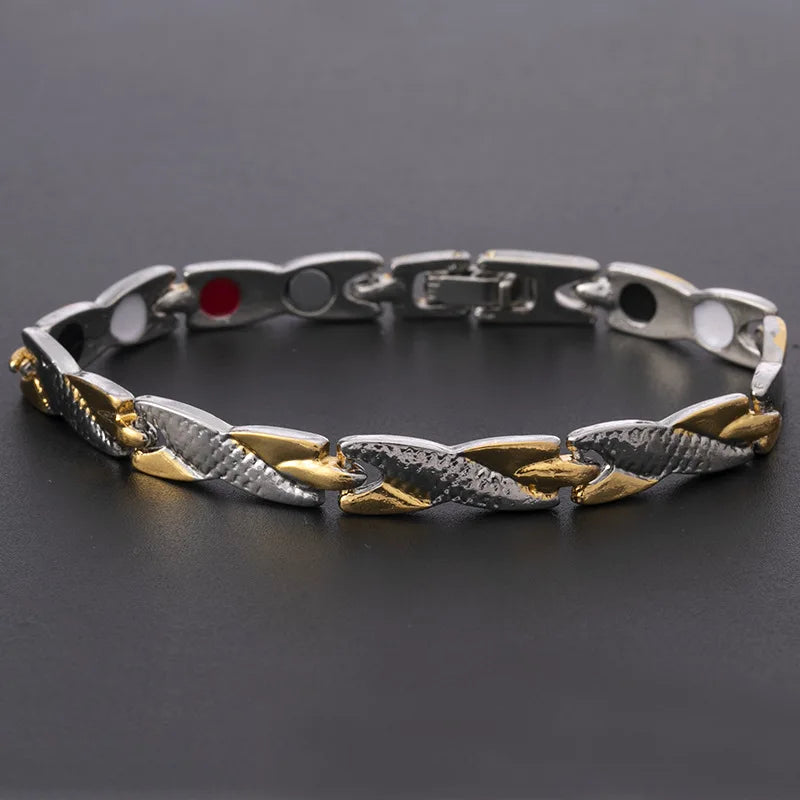 Ímãs de energia na moda pulseira para homens pulseiras de emagrecimento torcid