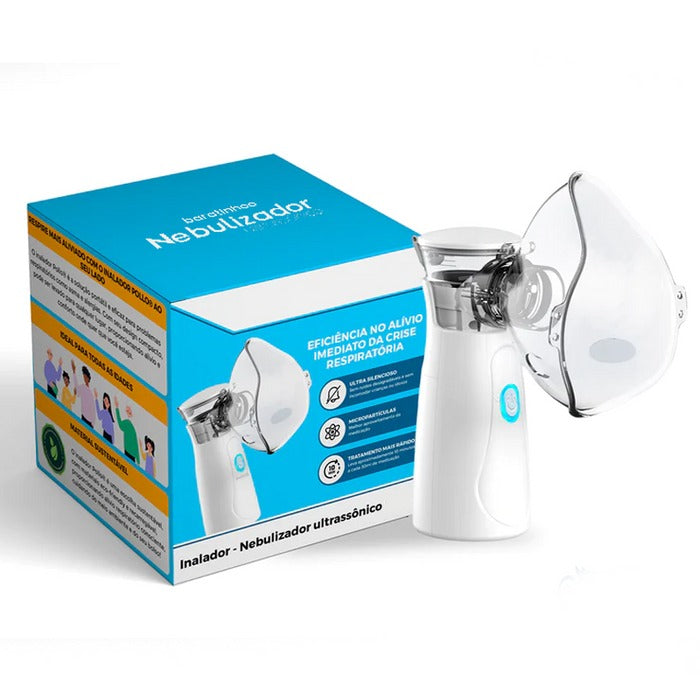 Inalador Nebulizador ZenLife - Modo Oscilatório e Ultrassônico
