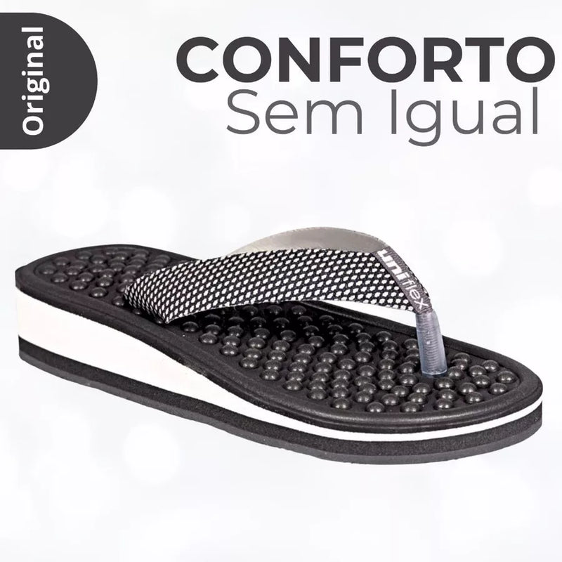UNIFLEX - Chinelo Ortopédico Ultra confortável