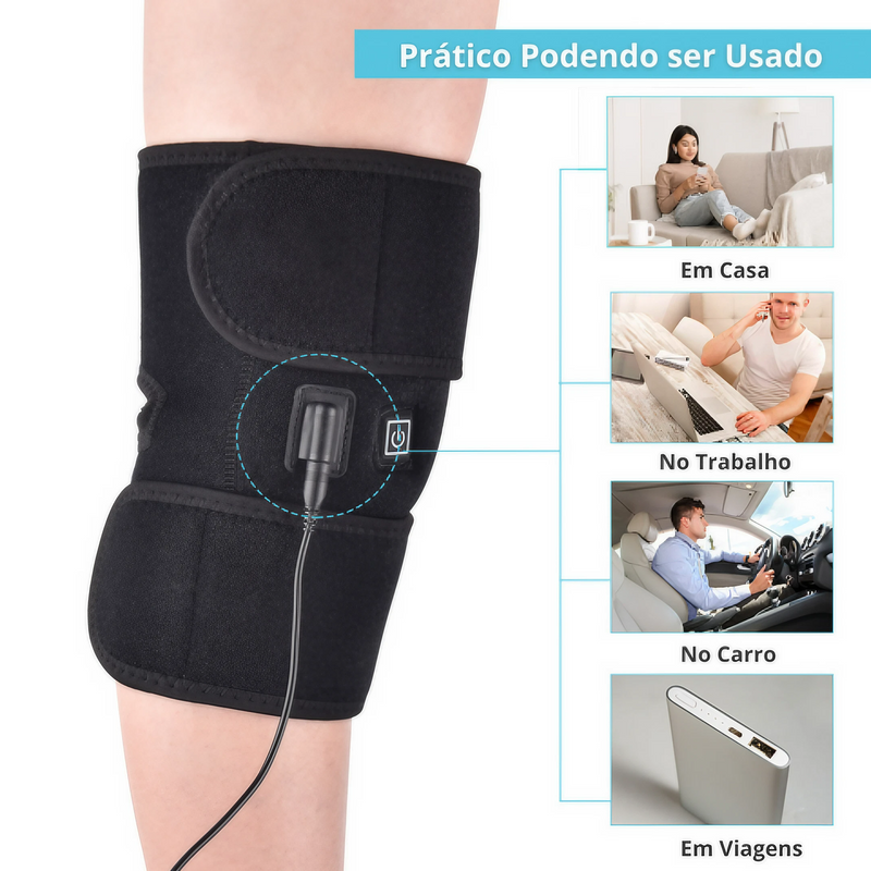 Joelheira Terapêutica Com Aquecimento - ZenLife