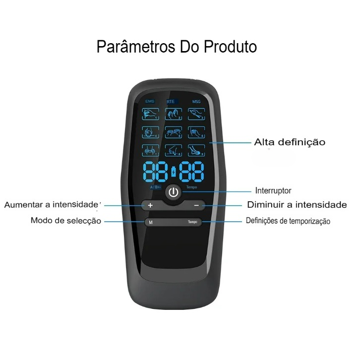 TENS - Aparelho de Fisioterapia Choquinho Portátil