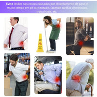 Cinta lombar LUMAFLEX™ - Flexibilidade e suporte onde você mais precisa.