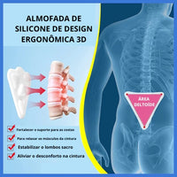 Cinta lombar LUMAFLEX™ - Flexibilidade e suporte onde você mais precisa.