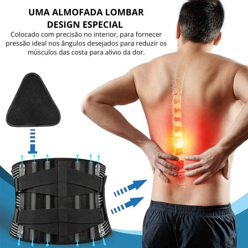 Cinta lombar LUMAFLEX™ - Flexibilidade e suporte onde você mais precisa.