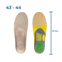 Par de Palmilhas Ortopédicas com Gel - UltraConfort©