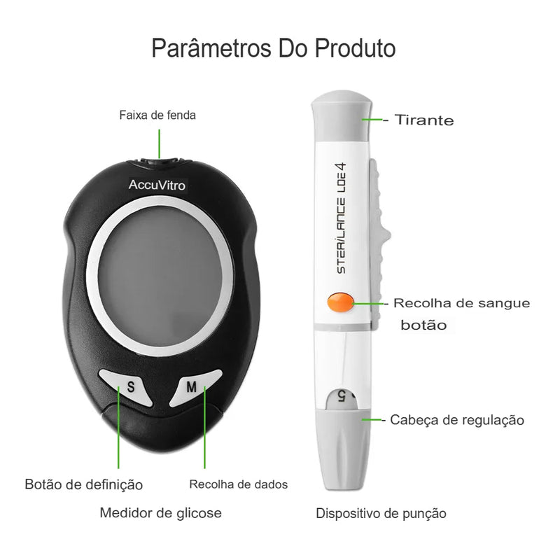 Medidor de Glicose - Diabetes